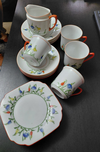 Pretty china tea set - china,