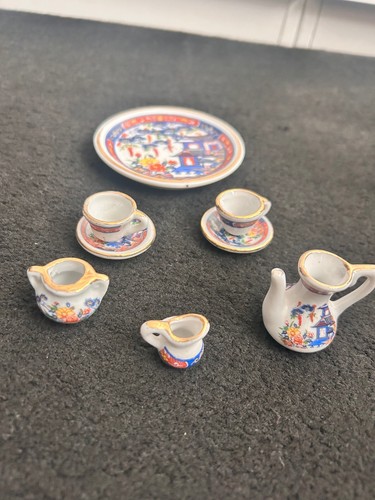 Vintage porcelain miniature - porcelain,