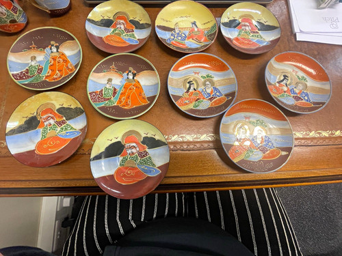 Vintage japanese satsuma - japanese, style