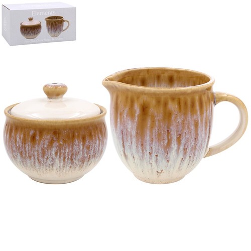 Reactive glaze sugar bowl - glaze,