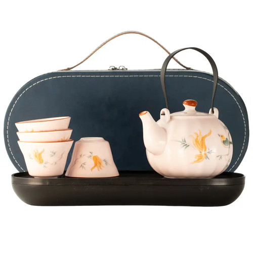 Travel teapot set and - set,