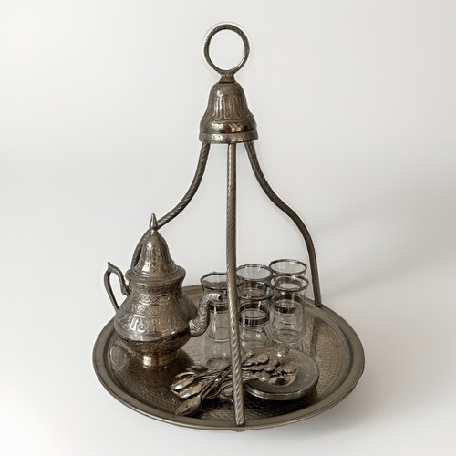 Vintage turkish tea set - turkish, teapot