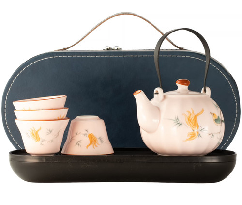 Travel teapot set - with, cups
