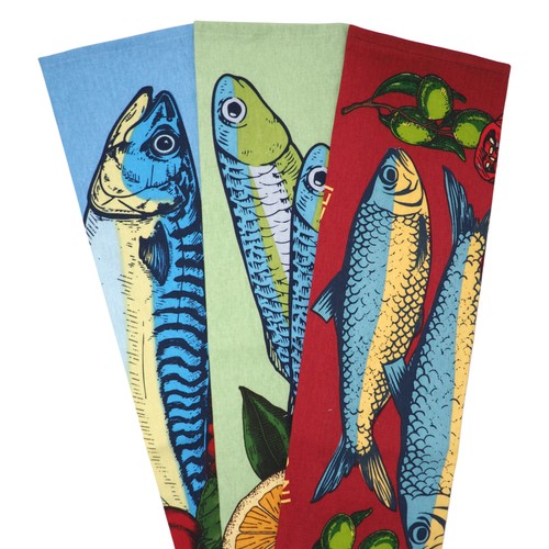 Colourful vintage style fish - colourful,