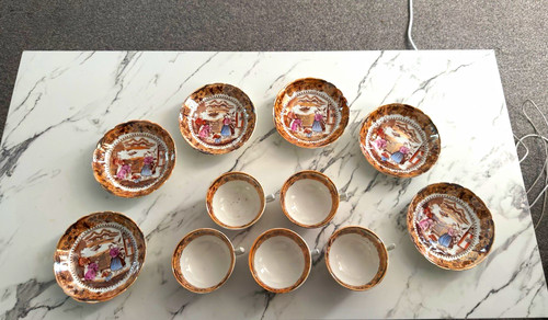 Vintage oriental cups - vintage, &