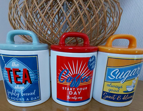 Ceramic coffee tea sugar - tea,