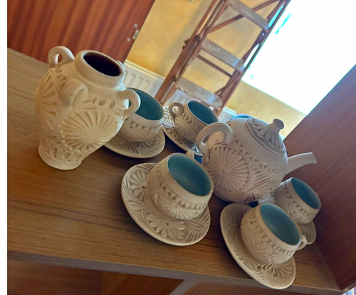 Yixing style hand carved clay - hand,