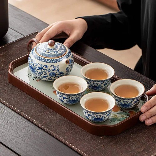 Vintage blue white porcelain - vintage,