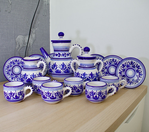 Tangvino blue white floral - tangvino,