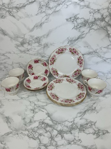 Queen anne bone china - bone, 12