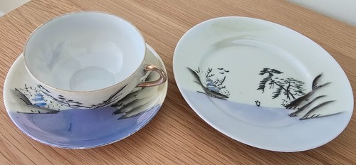 Vintage hand painted - , japanese