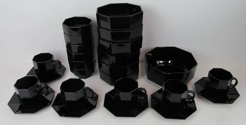 Vintage six person - person, black